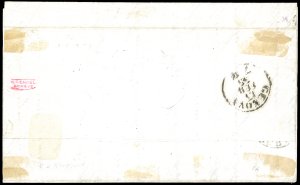 1855 - 40 cent. rosa chiaro (6), ... 