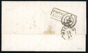 1855 - 5 cent. verde, 20 cent. ... 