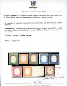 1855/63 - IV emissione, serie ... 