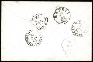 1862 - 10 cent. bistro arancio, ... 