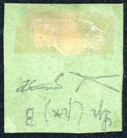 1858 - 1 lira rame su carta ... 