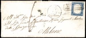 PIEMONTE-TORINO, francobollo insufficiente - ... 