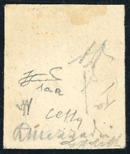 1859 - 1/2 grano giallo arancio ... 