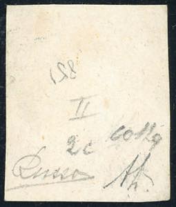 1859 - 1/2 grano arancio scuro, II ... 