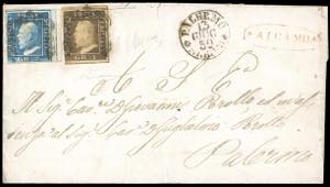 1859 - 1 grano bruno ruggine, I tavola, I ... 