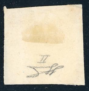 1855 - 3 cent. cobalto Mercurio II ... 