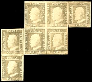 1859 - 1 grano bruno oliva grigiastro, I ... 