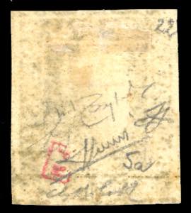 1859 - 1 grano verde oliva, III ... 