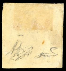 1859 - 1 kr. nero (2), gomma ... 