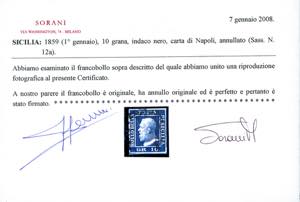 1859 - 10 grana, tre esemplari ... 