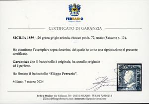 1859 - 20 grana grigio ardesia, ... 