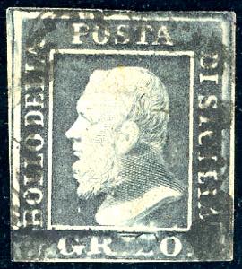 1859 - 20 grana grigio ardesia, ... 