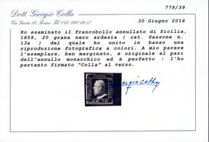 1859 - 20 grana, cinque esemplari ... 