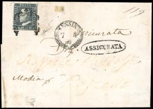 1860 - 20 grana grigio ardesia (13), tre ... 