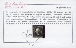 1859 - 20 grana violetto ardesia ... 
