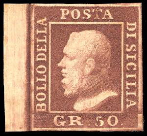 1859 - 50 grana cioccolato (14a), ... 