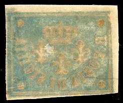 1858 - Saggio Barone azzurro scuro ... 