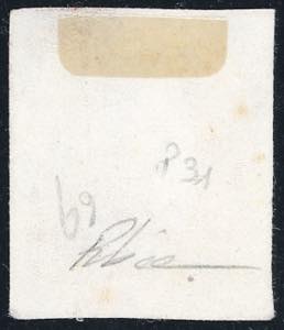 1858 - 1/2 grano rosso sangue, ... 