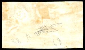 1858 - 1/2 grano lilla grigio, ... 