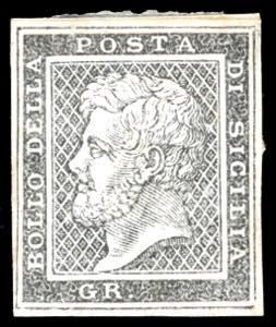 1858 - Saggio Lesachè, fondo a losanghe, ... 