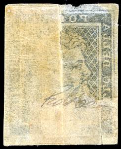 1858 - Saggio Lesachè azzurro su ... 