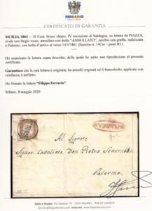 PIAZZA, ANNULLATO cerchio con ... 