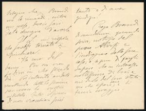 CARDUCCI - Lettera autografa di ... 