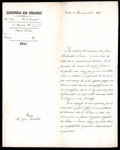 CAVOUR - Lettera del Ministero ... 