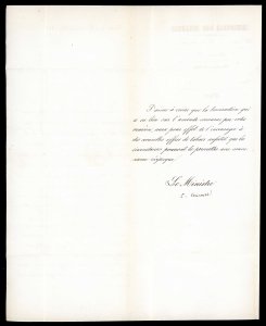 CAVOUR - Lettera del Ministero ... 