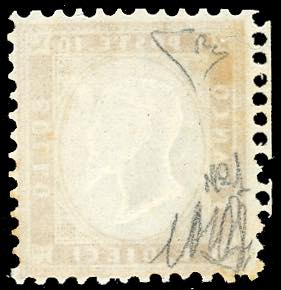 1862 - 10 cent. bistro giallastro ... 