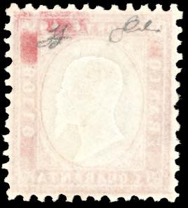 1862 - 40 cent. rosso carminio ... 