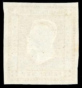 1862 - 2 cent. bistro, effigie al ... 