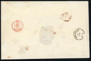 1863 - 15 cent. azzurro tipo ... 