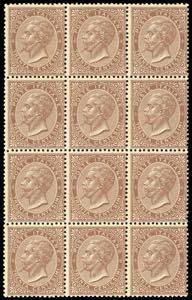 1866 - 30 cent. De La Rue, tiratura di ... 