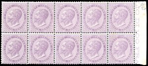 1866 - 60 cent. De La Rue, tiratura di ... 