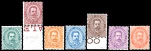 1879 - Umberto I, prima emisssione, serie ... 