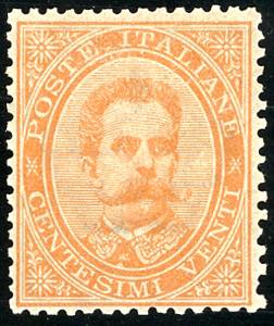 1879 - 20 cent. Umberto I (39), ottima ... 