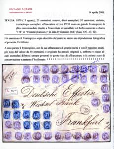 1887 - 50 cent., trentacinque ... 