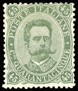 1889 - 45 cent. Umberto I (46), nuovo, gomma ... 