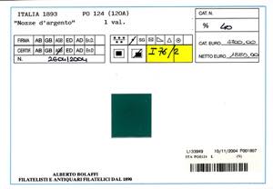 1893 - 20 cent. rosso bruno e ... 