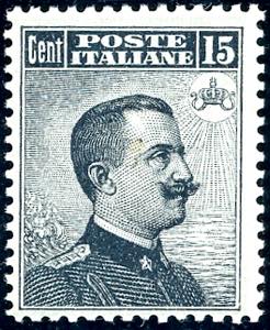 1909 - 15 cent. Michetti, II tipo (86), ... 