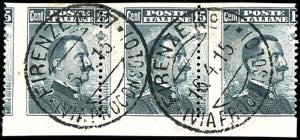 1911 - 15 cent. Michetti, III tipo (96), ... 