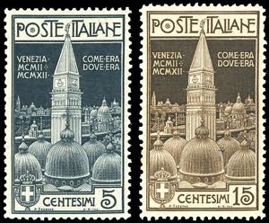 1912 - Campanile di San Marco, serie ... 