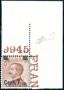 1927 - 7 1/2 su 85 cent. Michetti, doppia ... 