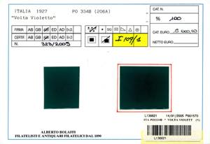 1927 - 20 cent. Volta violetto, ... 