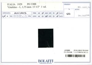 1929 - 1,75 lire bruno Vittorio ... 