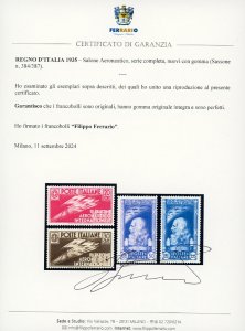 1935 - Salone Aeronautico, serie ... 