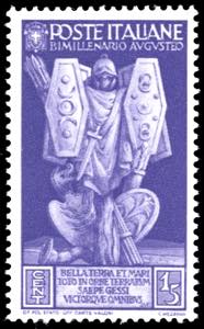 1937 - 15 cent. Augusto violetto, ERRORE DI ... 