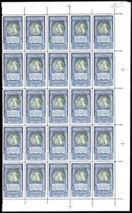 1932 - 100 lire Dante (41), blocco di ... 