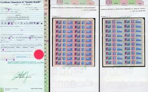 1933 - Serie completa in fogli dei ... 